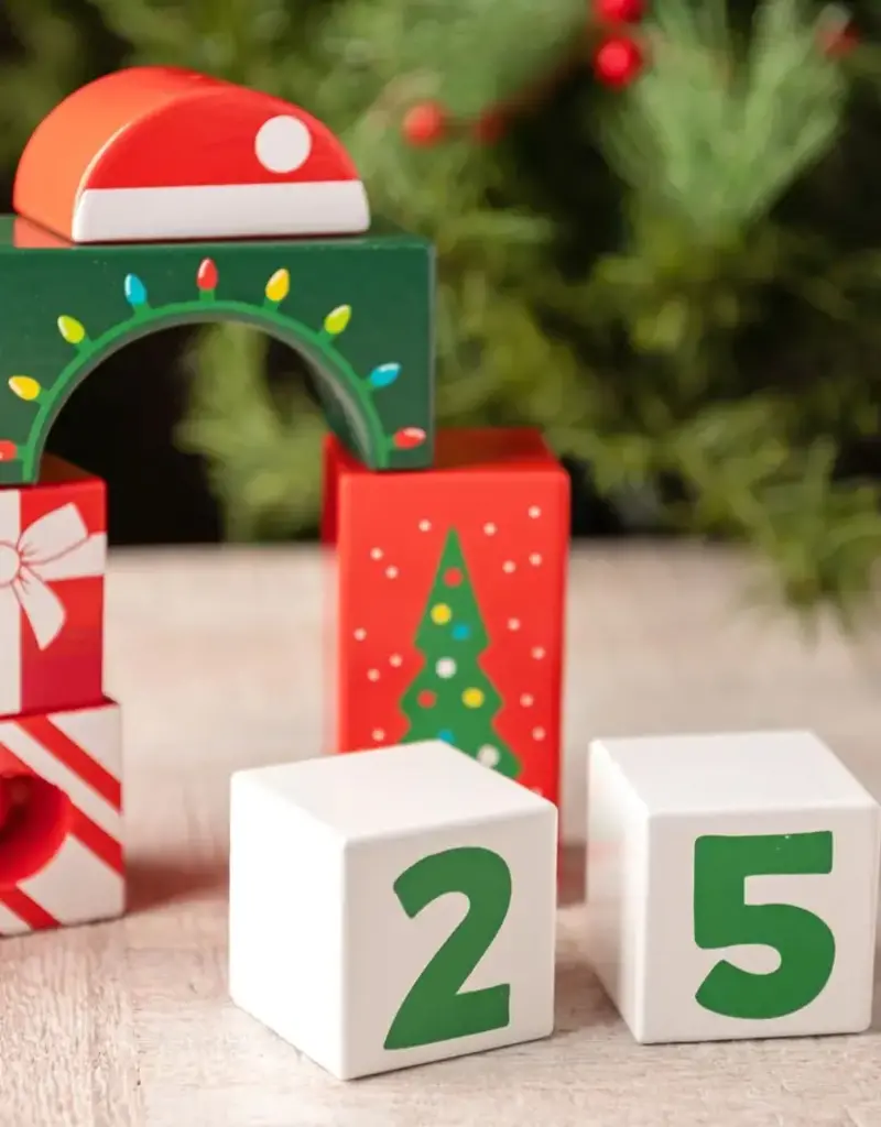 Stephen Joseph Gifts Holiday Wooden Block Set