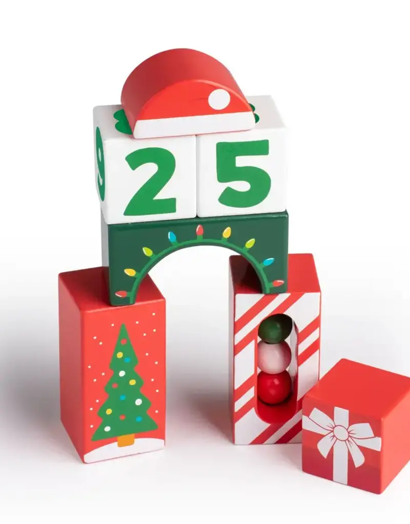 Stephen Joseph Gifts Holiday Wooden Block Set