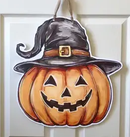 Home Malone Jack-O'-Lantern Pumpkin Halloween Door Hanger