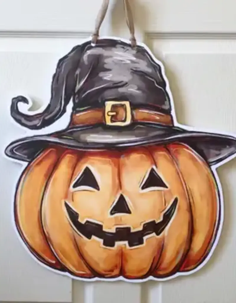 Home Malone Jack-O'-Lantern Pumpkin Halloween Door Hanger