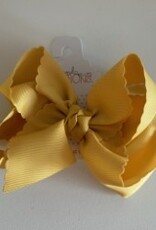 Beyond Creations, LLC 5.5" Lemonade Scalloped Edge Bow