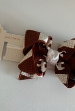 Beyond Creations, LLC 4.5" Football Bow w/ Headband