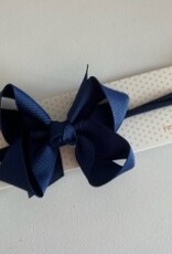 Beyond Creations, LLC 3.5" Navy Grosgrain Bow w/ Headband