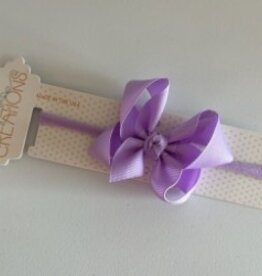 Beyond Creations, LLC 3.5" Orchid Grosgrain Bow w/ Headband