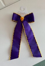 Beyond Creations, LLC Moonstitch Streamer Bow - Purple & Gold