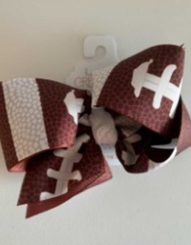 Beyond Creations, LLC 5.5" Layered Football Bow