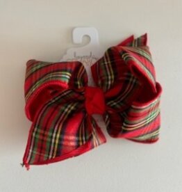 Beyond Creations, LLC 5.5" Layered Christmas Plaid Bow