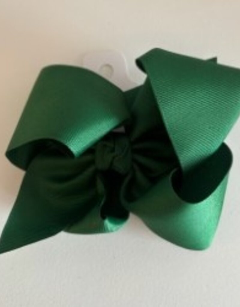 Beyond Creations, LLC 5.5" Forest Green Grosgrain Bow