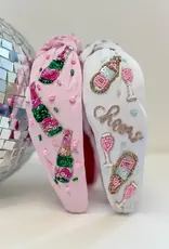Bash Champagne Cheers Beaded Headband