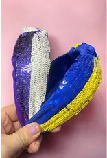 Bash Royal & Yellow Sequin Headband