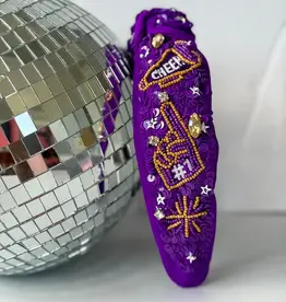 Bash Purple & Gold Sequin Headband