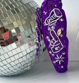 Bash Purple Sequin Gameday Headband