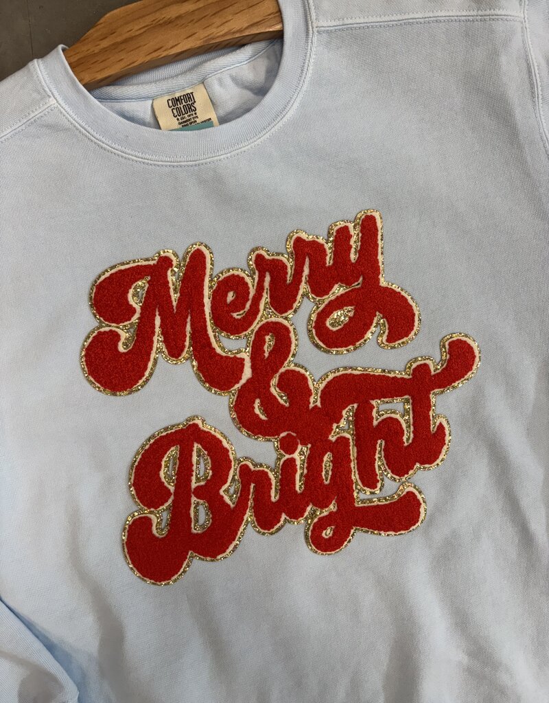 The Old School Chenille Merry & Bright Crewneck