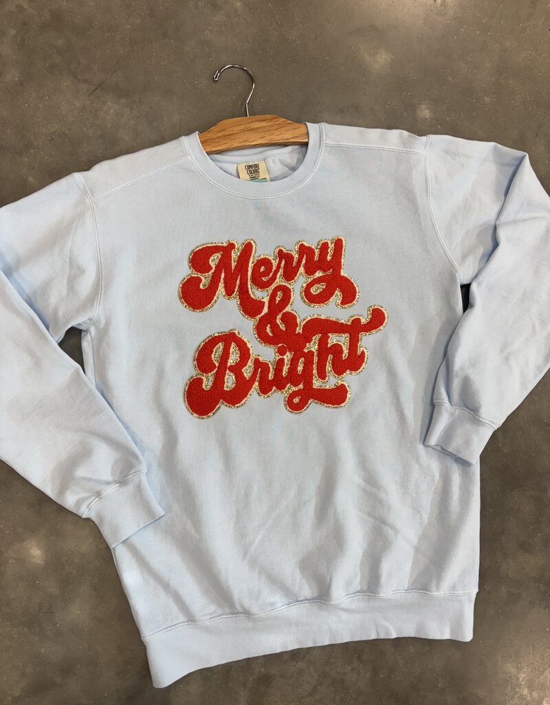The Old School Chenille Merry & Bright Crewneck