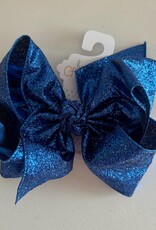 Beyond Creations, LLC Glitter Royal Blue Bow