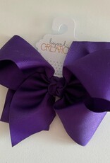 Beyond Creations, LLC 5.5" Purple Grosgrain Bow