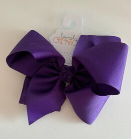 Beyond Creations, LLC 5.5" Purple Grosgrain Bow