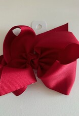 Beyond Creations, LLC 5.5" Cranberry Grosgrain Bow