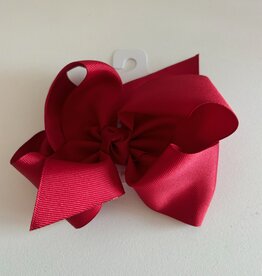 Beyond Creations, LLC 5.5" Cranberry Grosgrain Bow