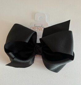Beyond Creations, LLC 5.5" Black Grosgrain Bow