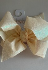 Beyond Creations, LLC Glitter Antique White Bow