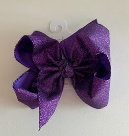 Beyond Creations, LLC Glitter Purple Bow