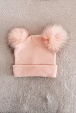 Himmelberg Baby Salmon Pom Pom Beanie