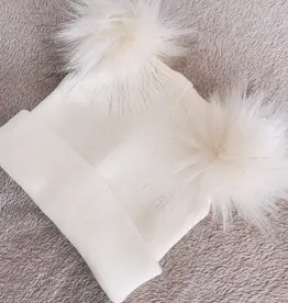 Himmelberg Baby Cream Pom Pom Beanie