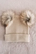 Himmelberg Baby Beige Single Pom Beanie