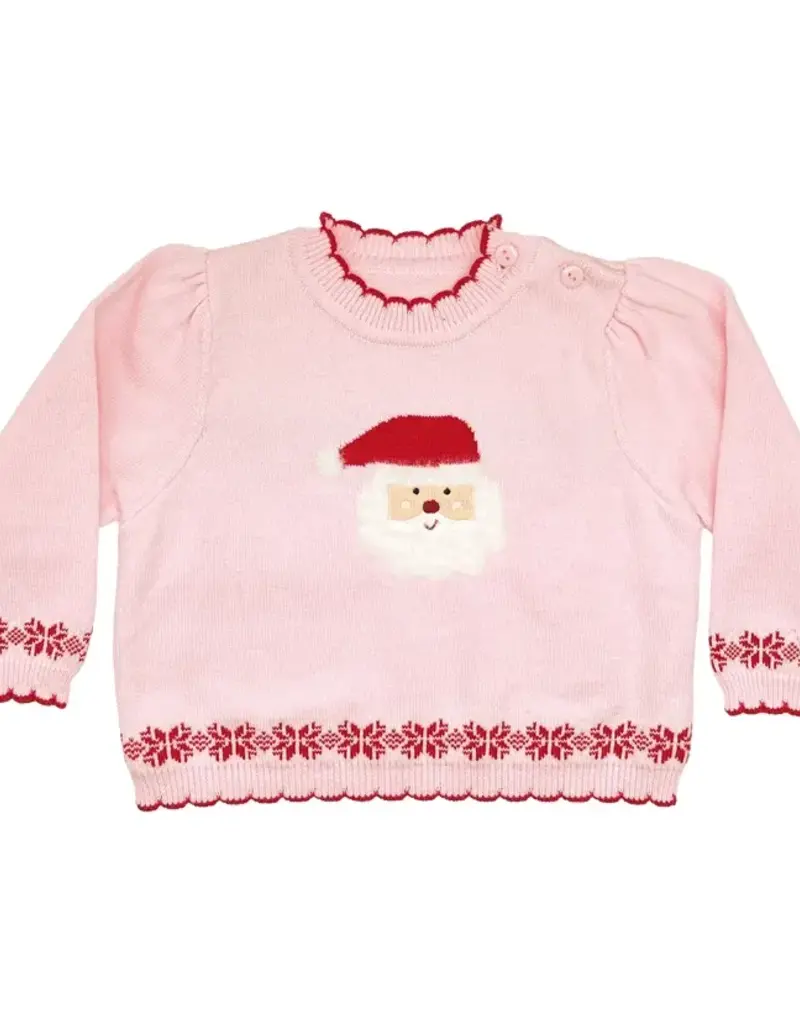 Petit Ami & Zubels Fuzzy Santa Knit Sweater