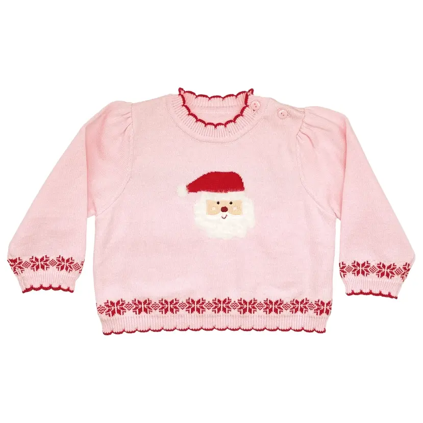 Zubels  - Fuzzy Bunny Lightweight Knit Sweater in Pink