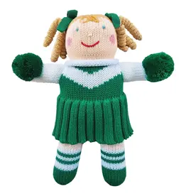 Petit Ami & Zubels Green Cheer Knit Doll