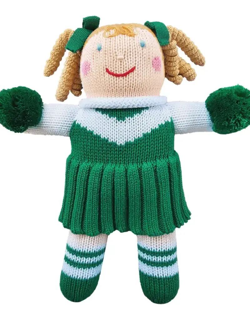 Petit Ami & Zubels Green Cheer Knit Doll