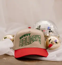 Worthy Hat Co. Green Howdy Holidays