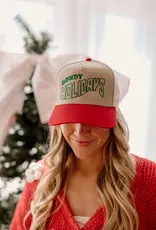 Worthy Hat Co. Green Howdy Holidays