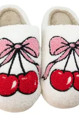 Katydid Cherry Bow Slippers