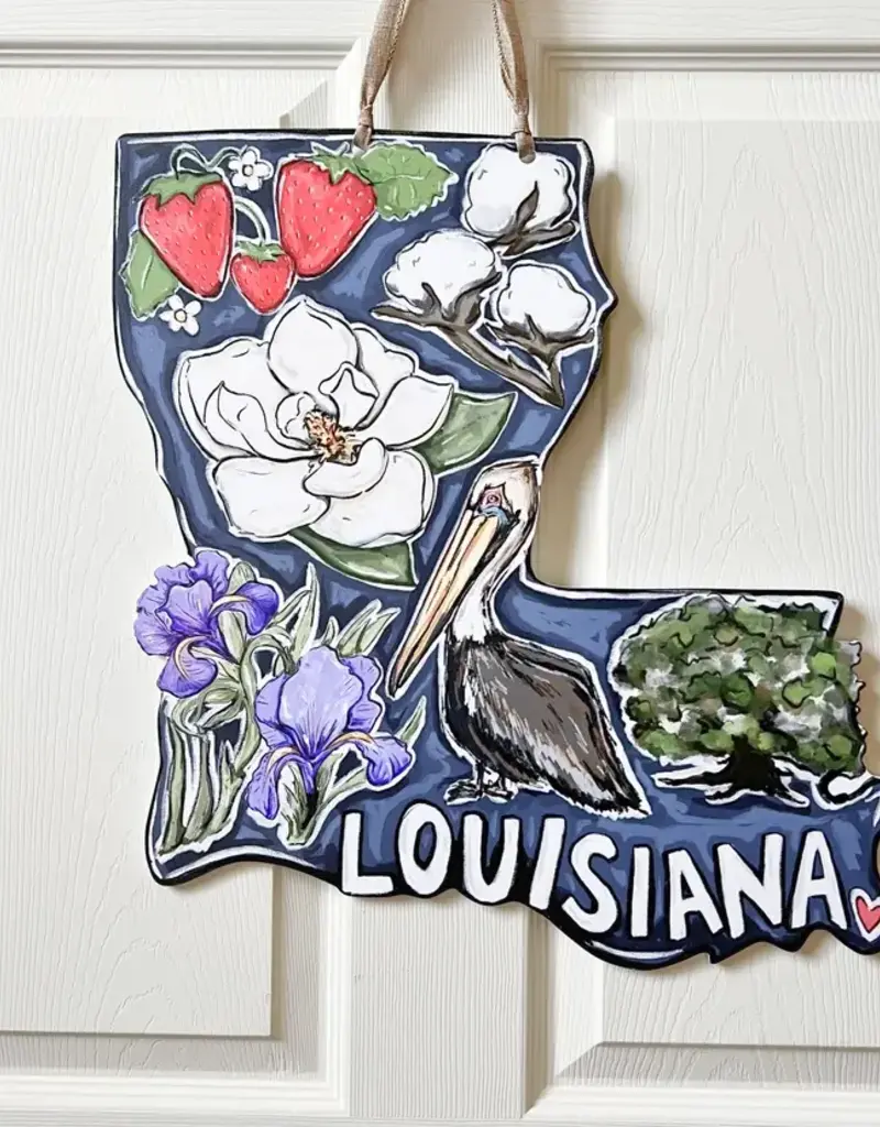 Home Malone Louisiana State Favorites Door Hanger