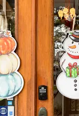 Home Malone Reversible Pumpkin/Snowman Door Hanger
