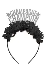 Festive Gal Silver Champagne Champion Headband