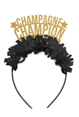 Festive Gal Gold Champagne Champion Headband