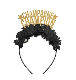 Festive Gal Gold Champagne Champion Headband