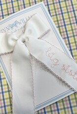 Winn and William Pink Big Sis Long-tail Bow
