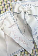 Winn and William Pink Big Sis Long-tail Bow
