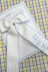 Winn and William Blue Big Sis Long-tail Bow