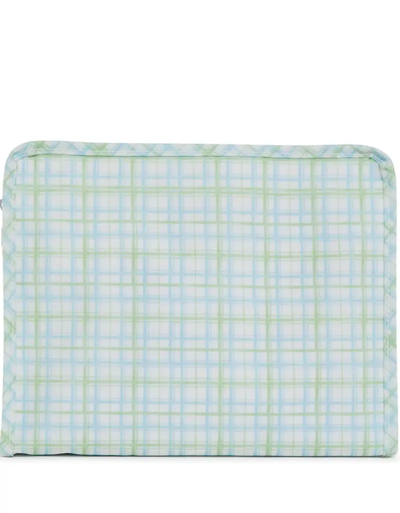 TRVL Roadie Large - Classic Plaid Green