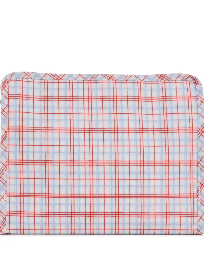 TRVL Roadie Large - Classic Plaid Red