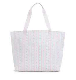 TRVL Jumbo Tote - Ribbon Floral Pink