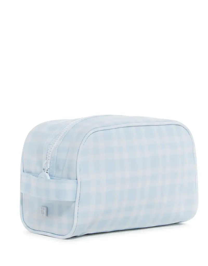 TRVL Stow It Dopp Bag  - Pimlico Plaid Blue