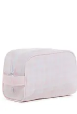 TRVL Stow It Dopp Bag  - Pimlico Plaid Pink