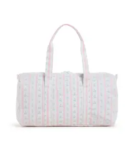 TRVL Weekender Duffel  - Ribbon Floral Pink